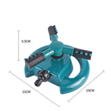 Automatischer Gartensprenger mit Dreifachdüse – 360° rotierend