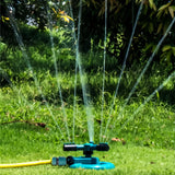 Automatischer Gartensprenger mit Dreifachdüse – 360° rotierend