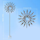 Handgemachte Magische Windmühle – Ein Kunstwerk für Ihren Garten