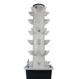 Quadratischer Hydroponic Tower – Frische Ernte auf kleinstem Raum