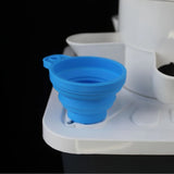 Quadratischer Hydroponic Tower – Frische Ernte auf kleinstem Raum