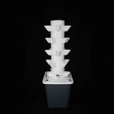 Quadratischer Hydroponic Tower – Frische Ernte auf kleinstem Raum