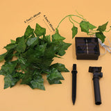 LED-Efeu-Lichterkette – Bunte Solarlichter für Garten, Terrasse & Feierlichkeiten