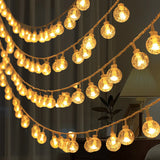 LED-Solar-Lichterkette – Bunte Outdoor-Lichter für Camping, Garten & Weihnachtsdekoration